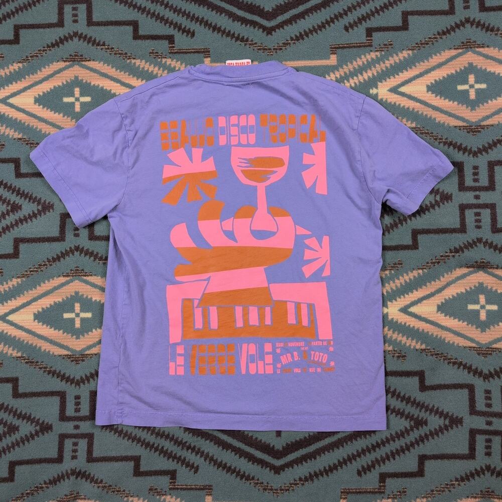 Atangana Records The Beaujo Disco Event Afro Caribbean Music T Shirt Size Small